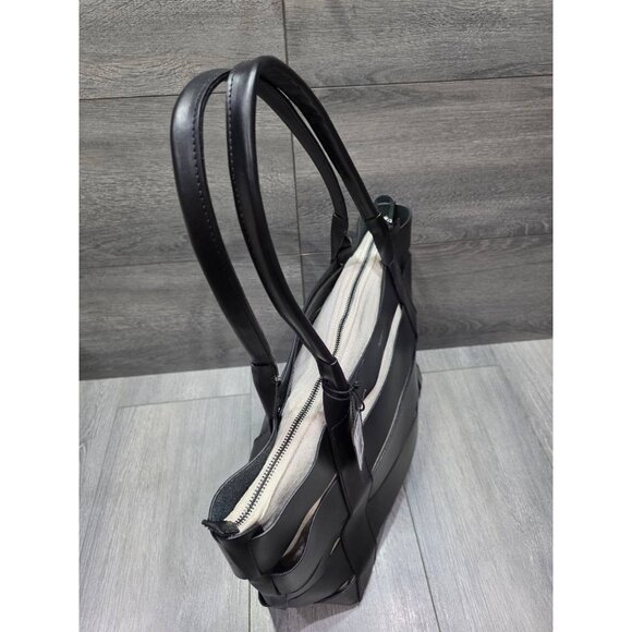 Botkier Hampton Leather Tote Shoulder bag Black B000474 - Picture 3 of 13